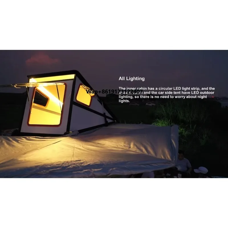 Roof Top Tent Hard Shell 2 Person - Nuova Tenda da Tetto Auto Pieghevole