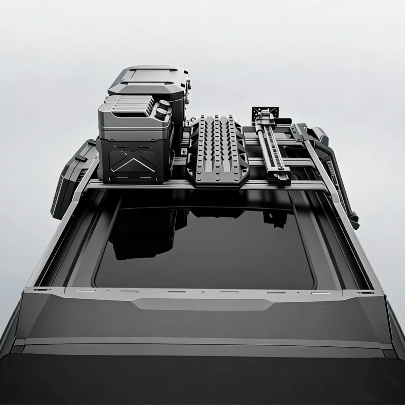 Overland Roof Rack Platform - KQX Portapacchi da Tetto in Alluminio