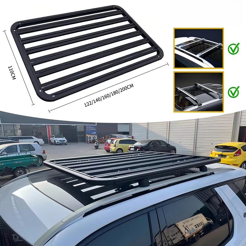 Overland Roof Rack Platform - Piattaforma da Tetto in Alluminio Overland