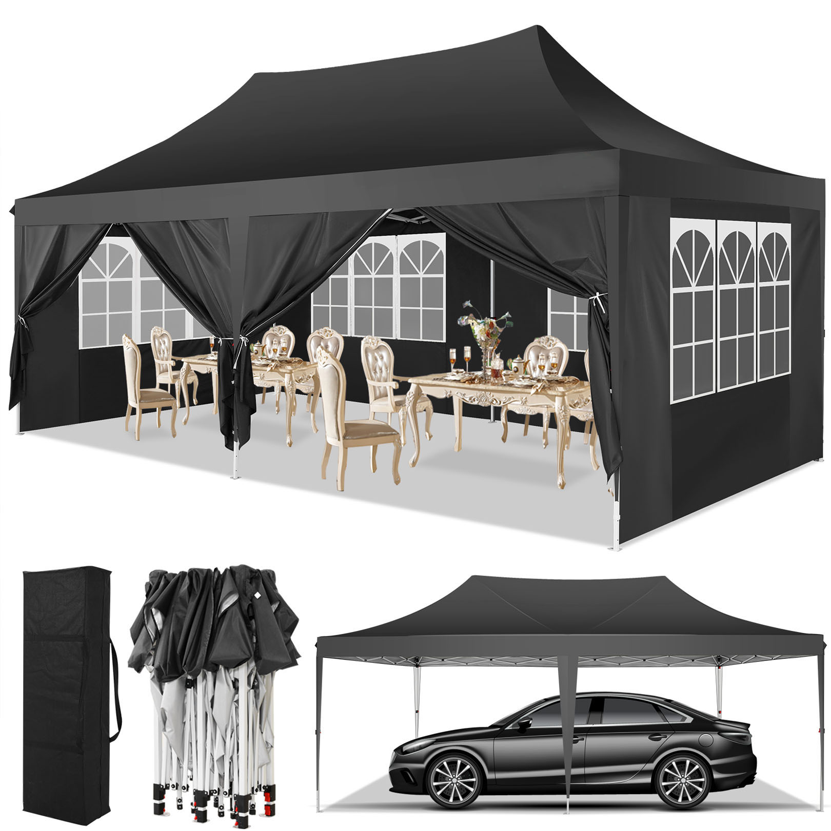 Roof Top Tent Annex Room - Tenda a baldacchino pop-up 10x20 con