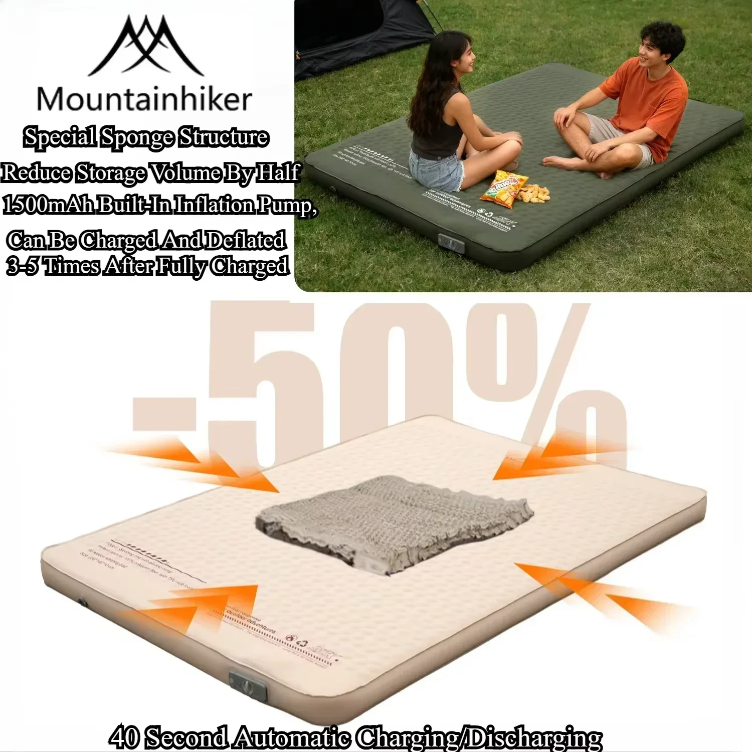 MOUNTAINHIKER Materassino Gonf - Roof Top Tent Mattress recensione e prezzo