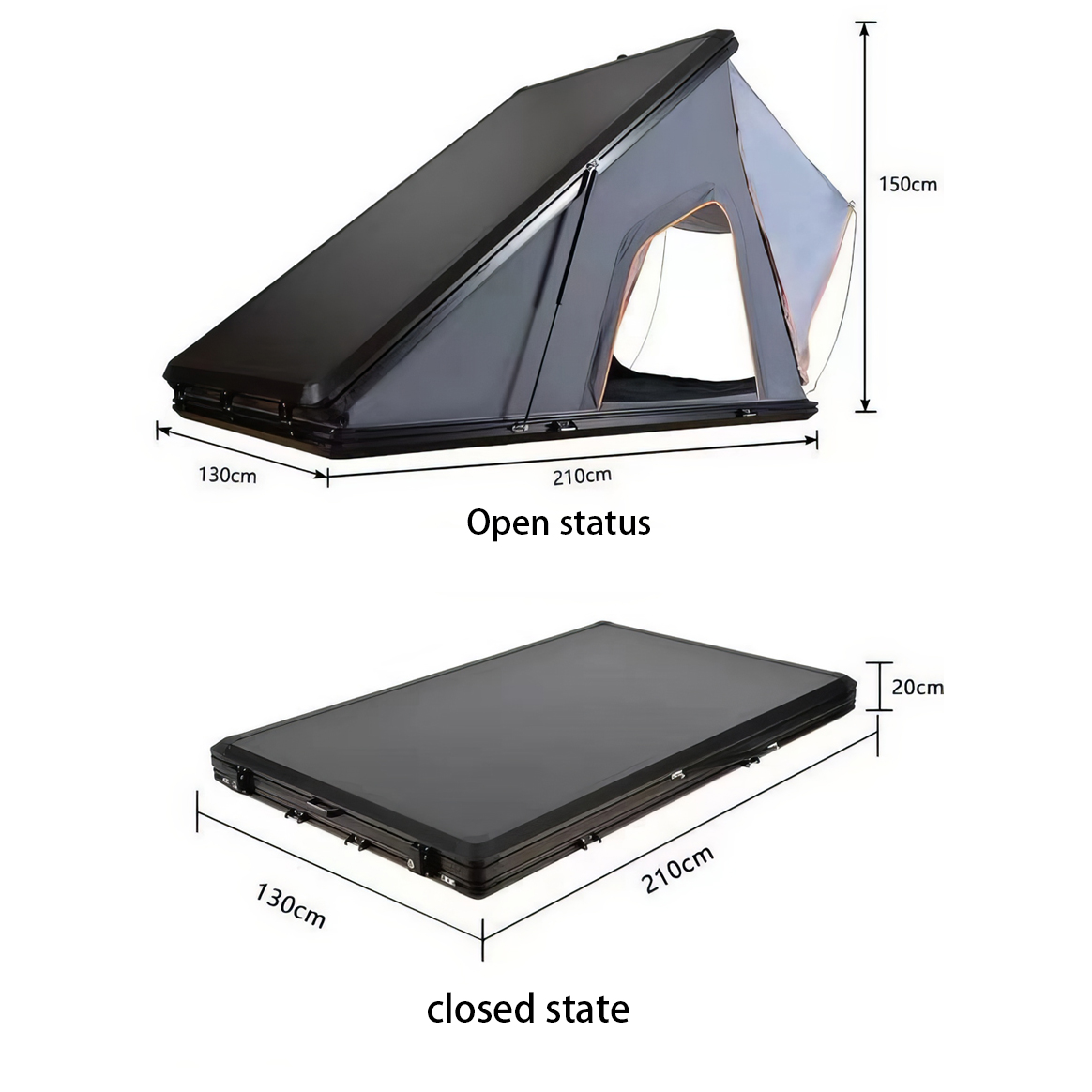 Tenda da tetto professionale,  - Roof Tent Hardshell Aluminum recensione e prezzo