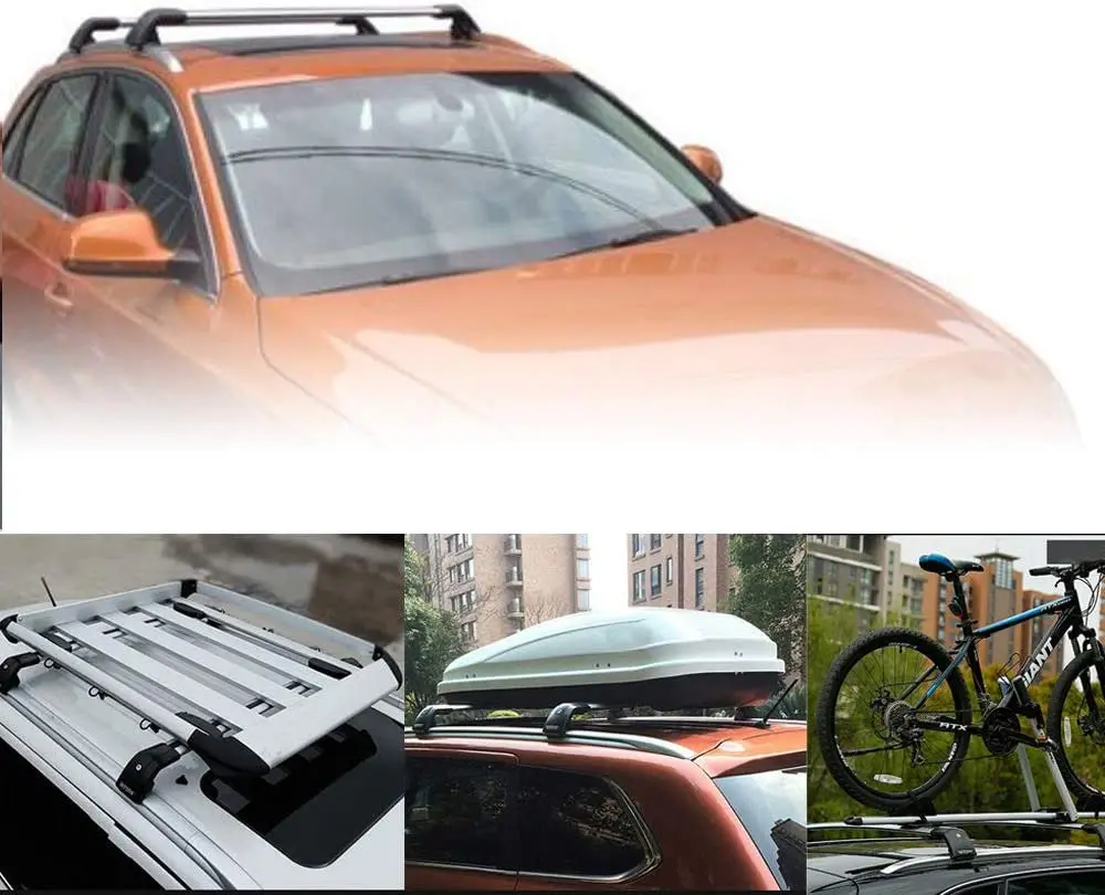 2 pezzi adatti per barre trasv - Roof Rack Crossbar Aluminum recensione e prezzo