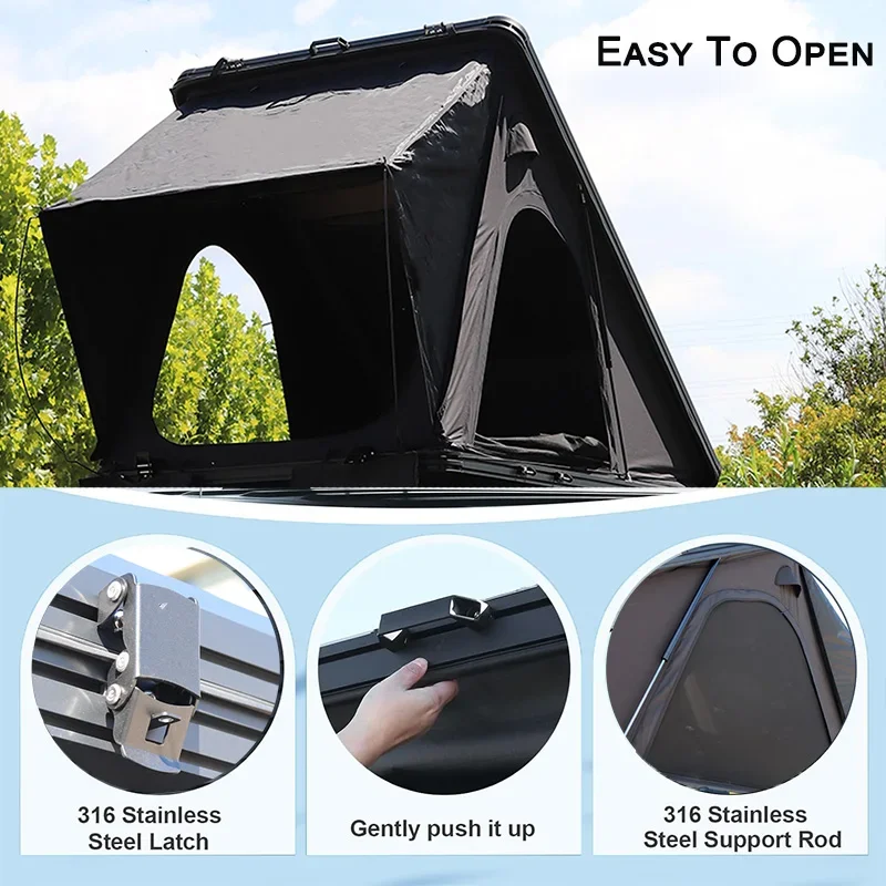 Tenda da tetto triangolare rig - Roof Top Tent Hard Shell 2 Person recensione e prezzo