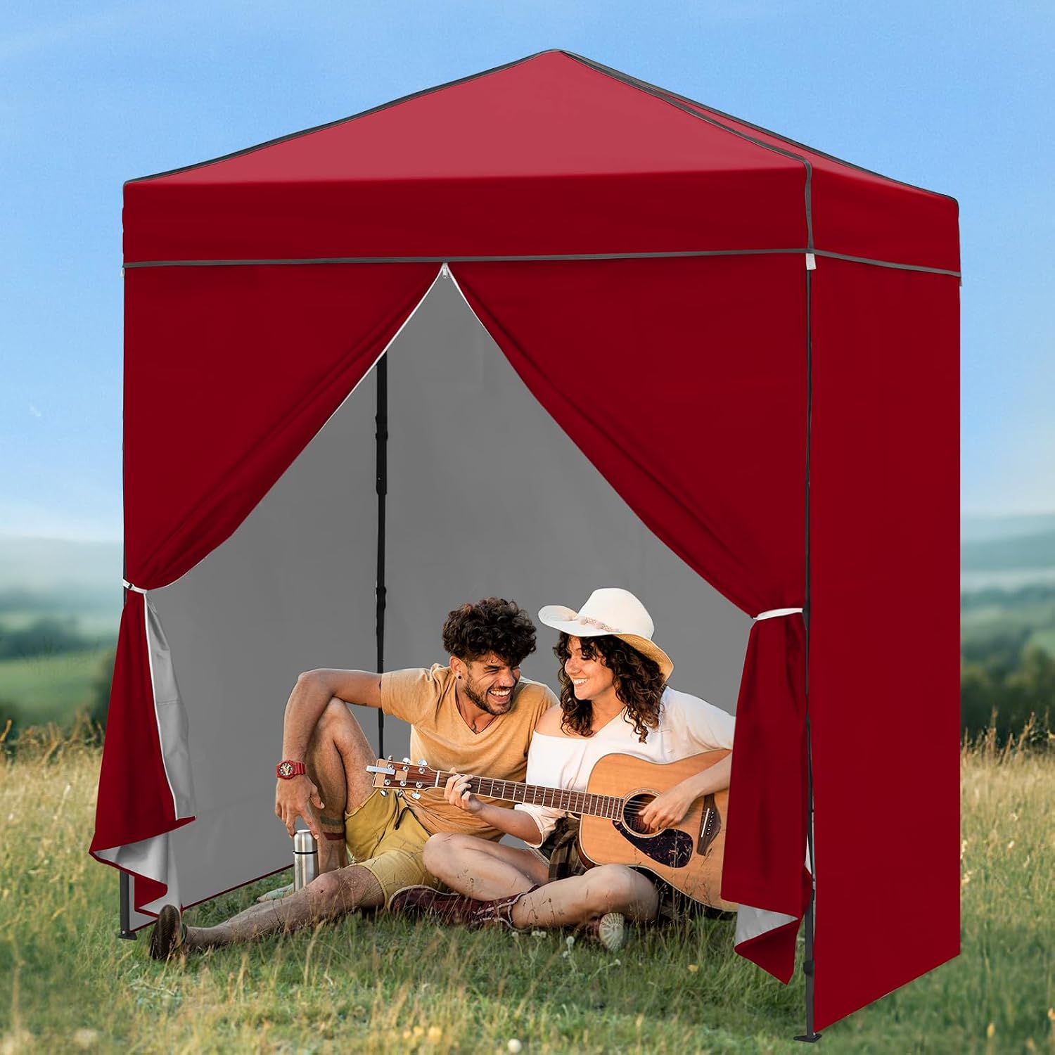 Tenda a baldacchino 6x4 con pa - Camping Shower Tent Portable recensione e prezzo