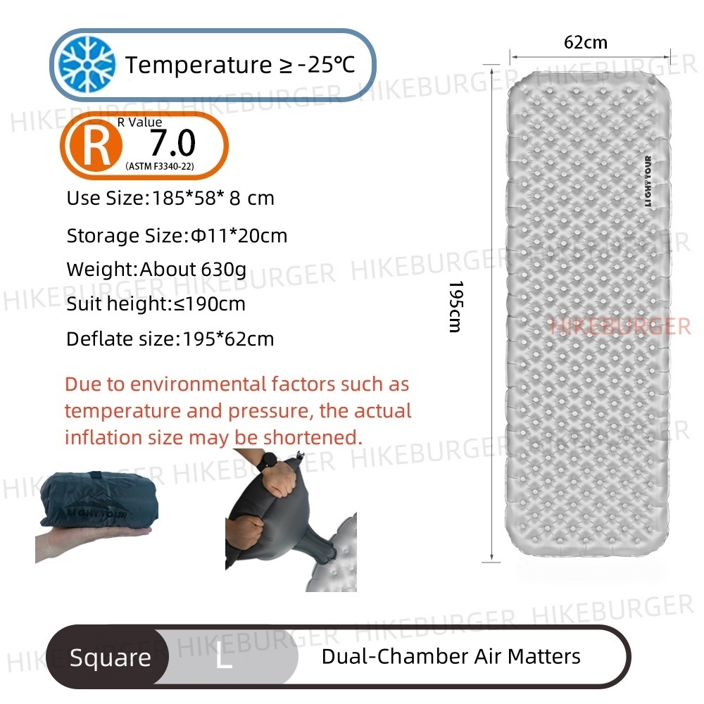Light Tour R-Value 7.0 Materas - Camping Shower Tent Portable recensione e prezzo