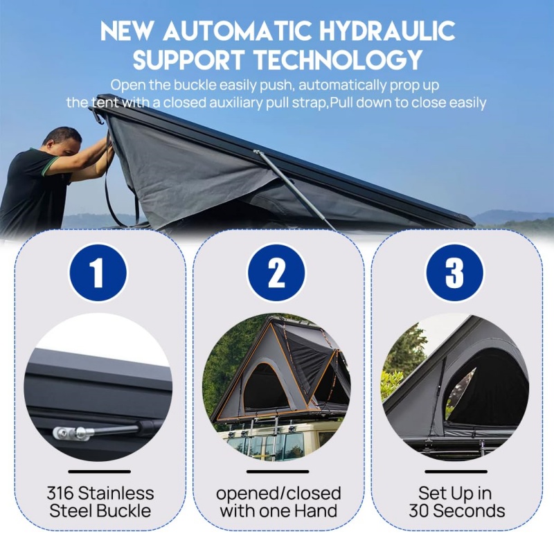 Tenda da Tetto Rigida per 3 Pe - Roof Top Tent Ladder Telescopic recensione e prezzo