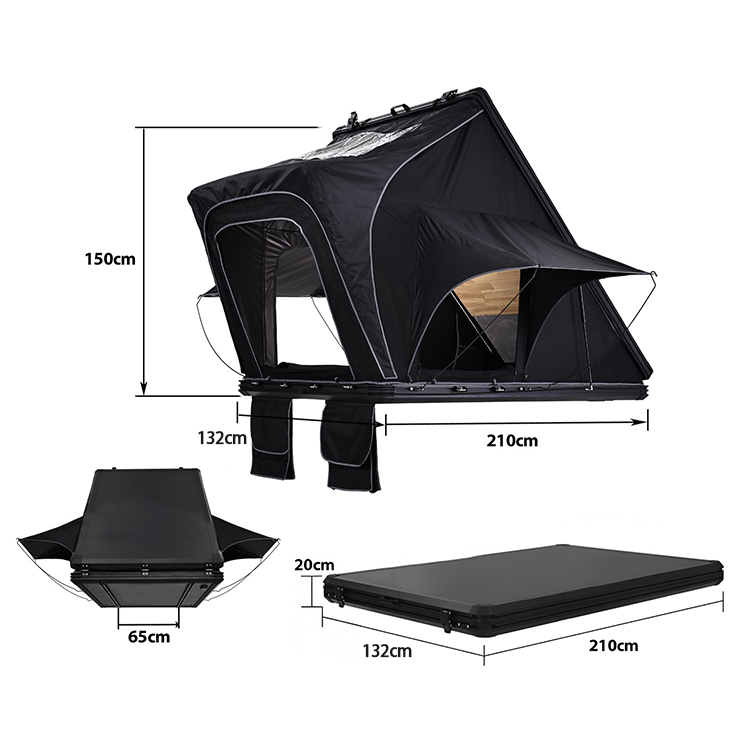 Tenda da Tetto Rigida in Allum - Roof Top Tent Hard Shell 2 Person recensione e prezzo
