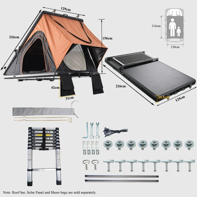 Tenda da Tetto Rigida Triangol - Roof Tent Hardshell Aluminum recensione e prezzo