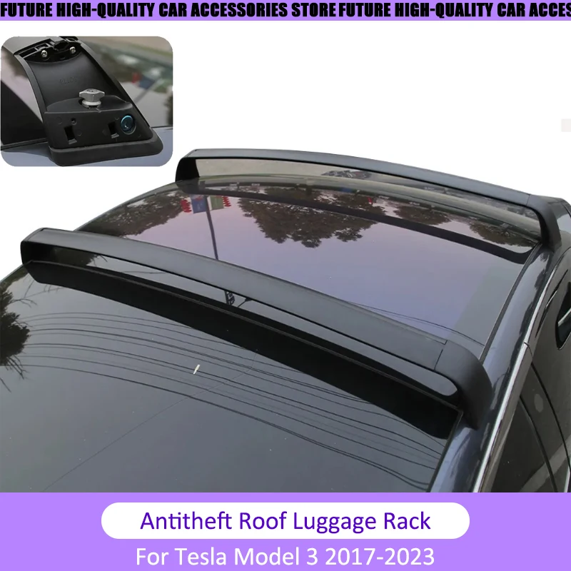 Portapacchi con serrature, por - Roof Rack Crossbar Aluminum recensione e prezzo