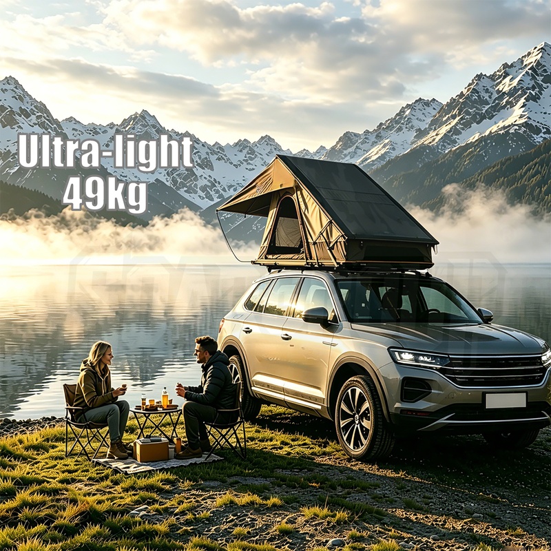 Tenda da tetto triangolare rig - Roof Top Tent Hard Shell 2 Person recensione e prezzo